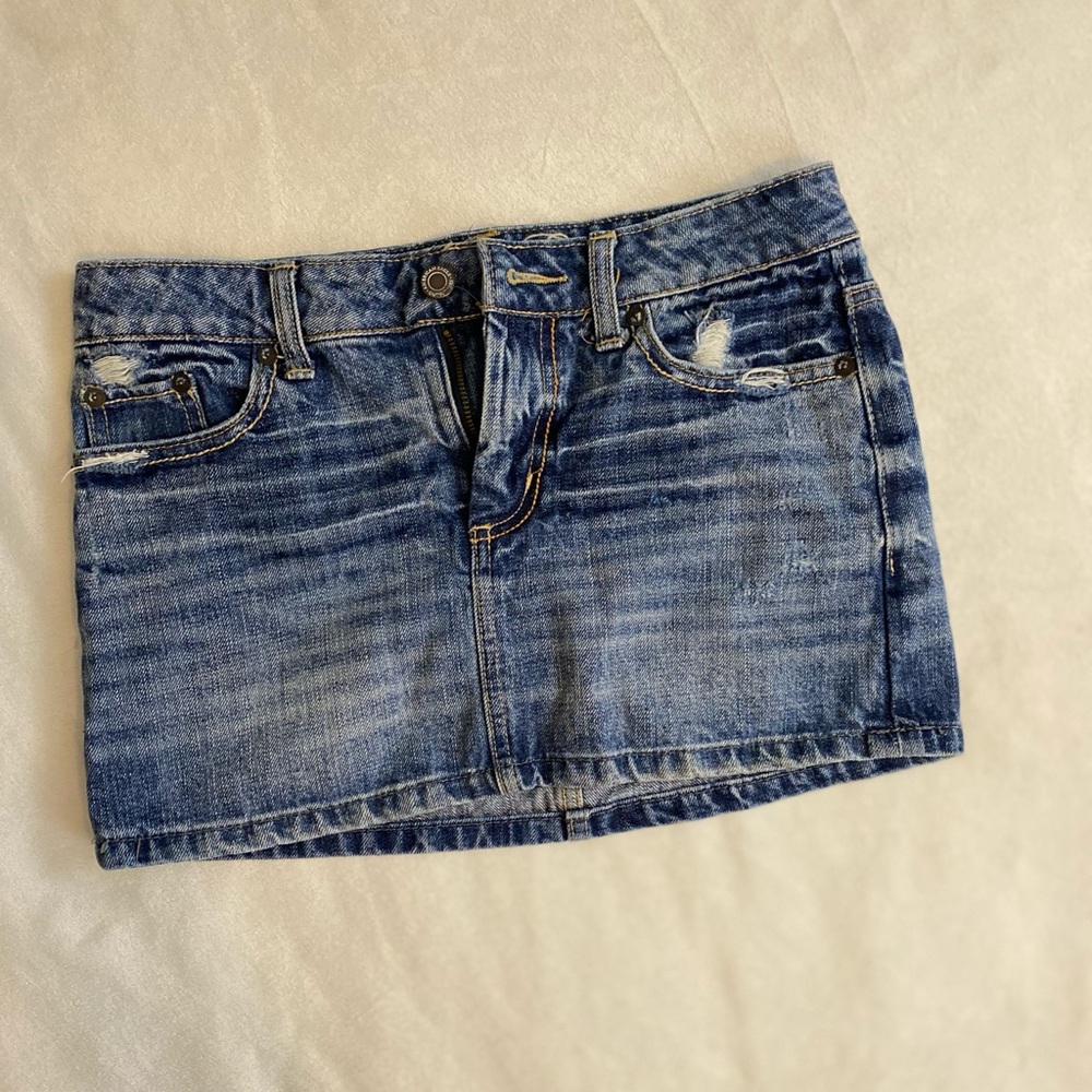 American Eagle Jean Mini Skirt